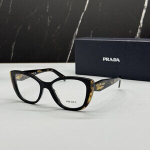NEW PRADA PRB04V 3891O1 HAVANA WOMEN EYEGLASSES PR B04V 3891O1, VPR B04 3891O1